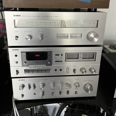 Yamaha CA 1000, Amplifier TC 520 Deck, CT 610 Tuner. Brushed