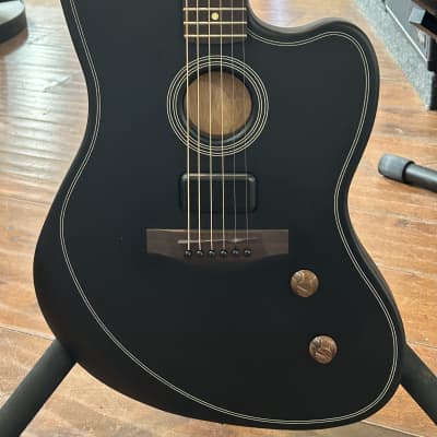 Fender Acoustasonic Standard Jazzmaster  2025 - Black / 5lbs. 10.5oz. #IWF25003935 image 1