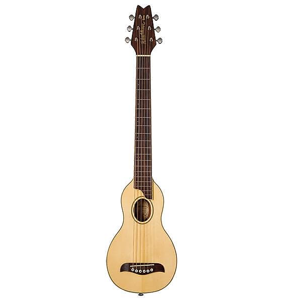 Washburn RO10 Rover Steel String Travel Acoustic Guitar Natural image 1