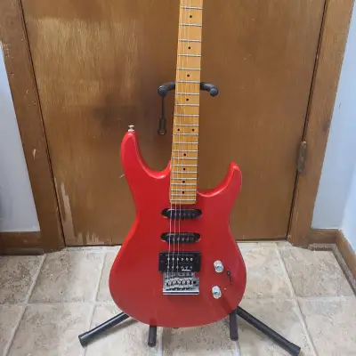 ギター washburn g-junior 1984 Washburn G-35K Electric Guitar in Metallic Red Finish
