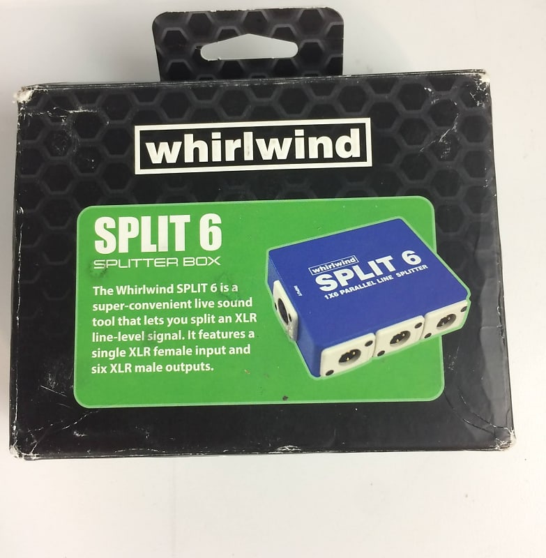 Whirlwind SPLIT6 Line Level Parallel Splitter | Reverb