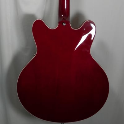 Vox Bobcat V90 Cherry Red Semi-Hollow Electric with case image 11