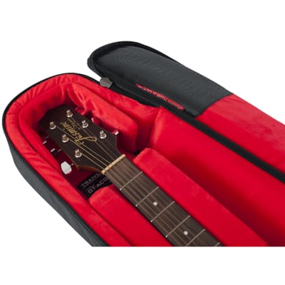Gator Cases Transit Series Acoustic Guitar Padded Protective Gig Bag Charcoal image 4
