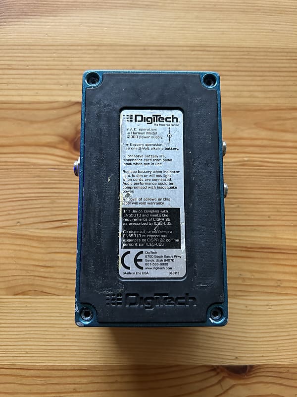 Digitech DigiVerb Digital Reverb Pedal