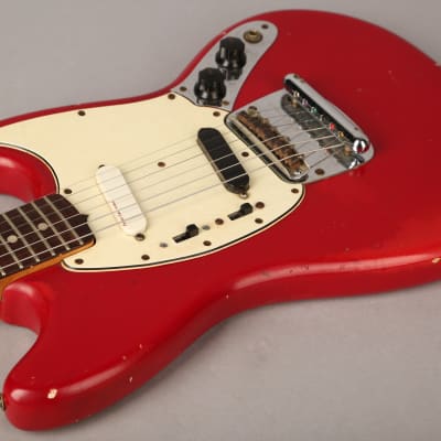 Fender Mustang - 1965 - Dakota Red w/OHSC image 14