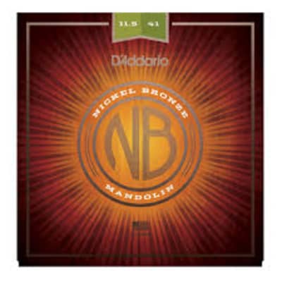 D'Addario NBM11541 Nickel Bronze Mandolin Strings - Medium Heavy (11.5-41) image 1