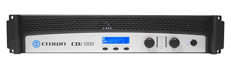 Crown CDi1000 2-Channel, 500w 2,4,8-ohm 70V/140V Commercial Power Amplifier Amp image 1