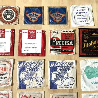 50's / 60's Lot of Maxima and other Guitars Strings NOS Case Candy image 2