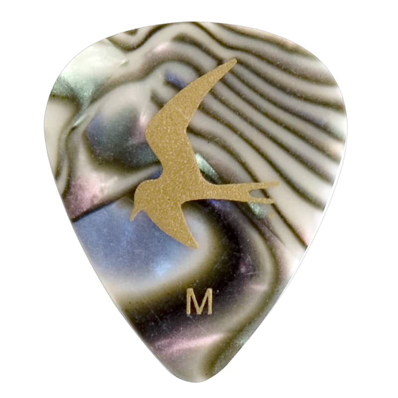 Paul Reed Smith PRS Abalone Shell Celluloid Guitar Picks (12 Pack) – Medium