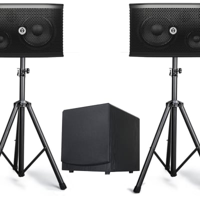 Singtronic 1500W Karaoke Speaker/Amplifier System w/ 300W Subwoofer image 1