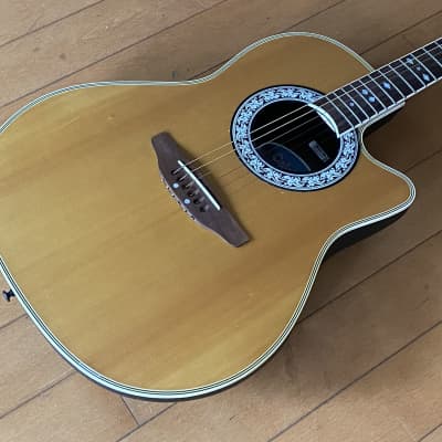 Ovation Celebrity CC57 Super Shallow 1980 Natural Made in