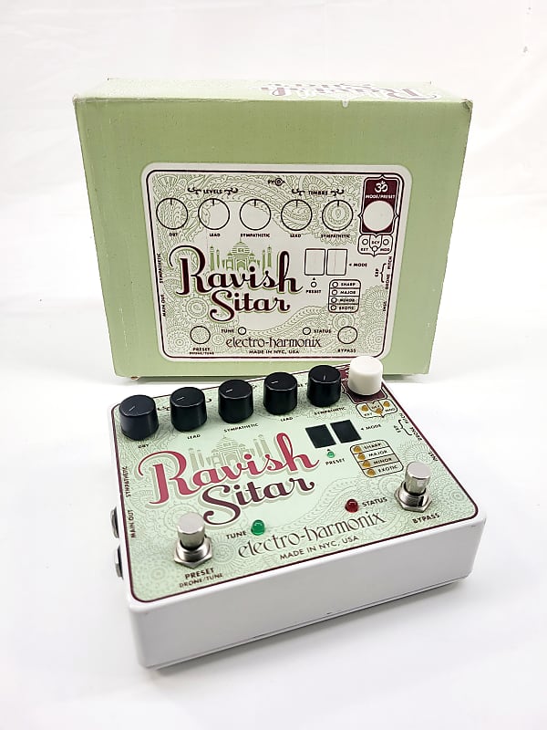 Electro-Harmonix Ravish Sitar 2014-2024 - green/white | Reverb