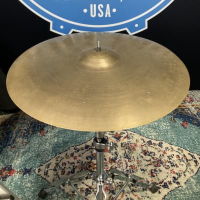 Zildjian Bun E. Carlos, Cheap Trick, 20" Vintage A Ride Cymbal, One Rivet, Signed! (#7) 1960s image 2