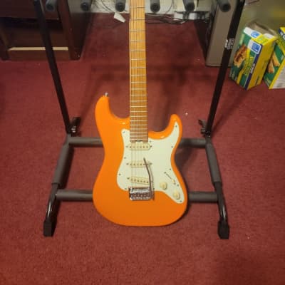 Schecter  Nick Johnston Traditional SSS Electric Guitar Atomic Orange na Atomic Orange image 1