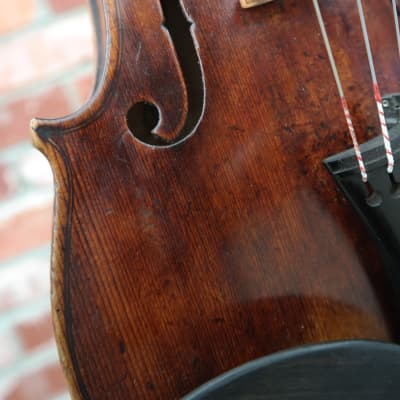 Antique 4/4 size Italian made Valenzano Violin circa 1800 image 8
