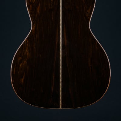 Santa Cruz H13 Custom African Blackwood and Fort Ross Chapel Redwood with Snakewood Inlays NEW image 5