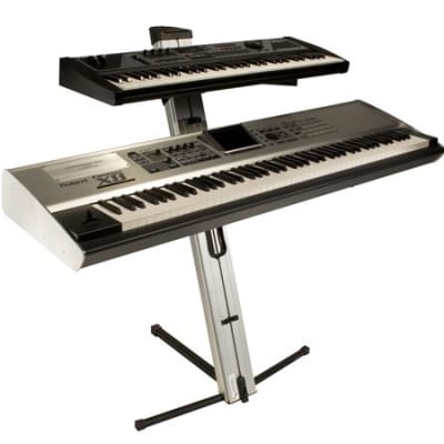 Ultimate Support Apex AX-48 Pro Keyboard Stand Silver image 3