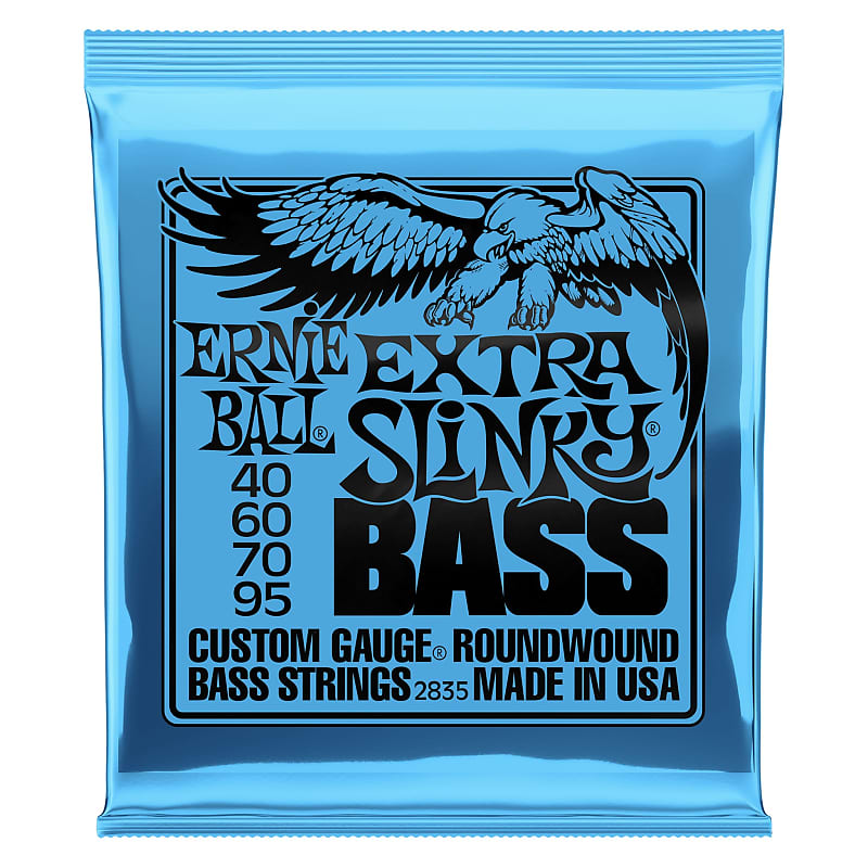 Ernie Ball 2835 Extra Slinky Electric Bass Strings (40-95) image 1