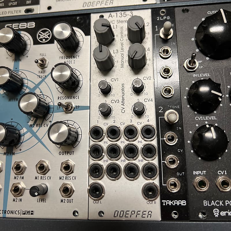 Doepfer A1353 Eurorack Stereo VCA/Mixer Module Reverb