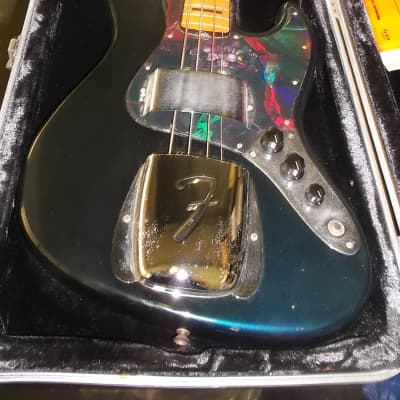 Fender Jazz Bass 1970 - 1974 Blue-Navy Blue w/ Decopage' design image 1