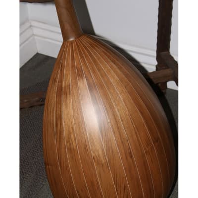 Mid-East OUDWN-1 Arabic Oud w/Gig Bag & Owner's Guide - Walnut - Blemished* image 2