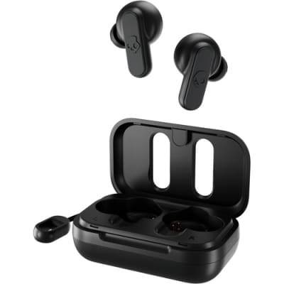 Skullcandy Dime 2 In-Ear Wireless Earbuds, 12 Hr Battery, Microphone, Works with iPhone Android and Bluetooth Devices - Black image 1
