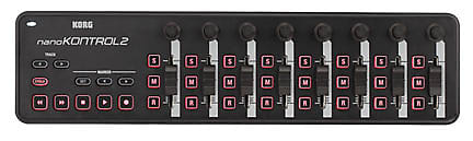 Korg NANOKONTROL2-B Slim-line USB MIDI Software Controller image 1