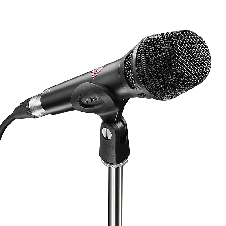 Neumann KMS 104 BK Studio grade stage microphone for vocalists with Cardioid pickup pattern image 1