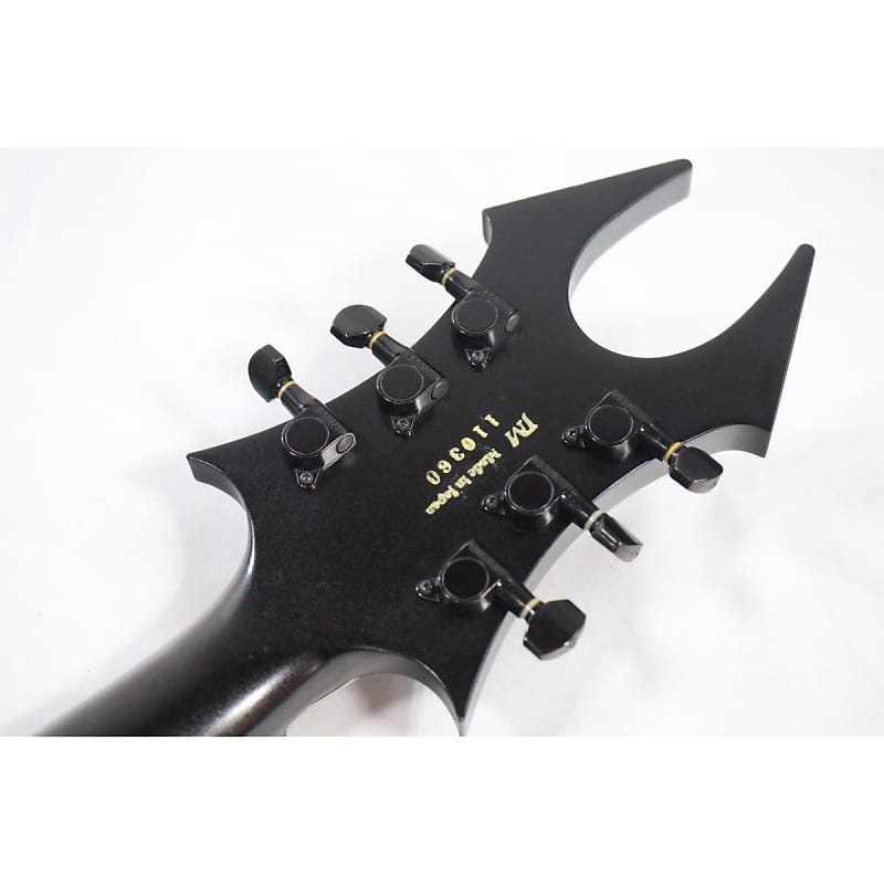 B.C Rich 日本製 black B.C.RichWarlock NJ Deluxe -Onyx Black- 2008年製【Through