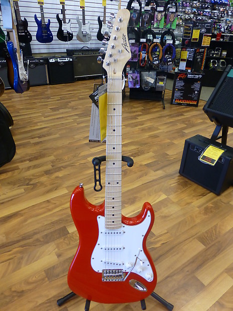 Austin AST100 Red Electric Guitar Strat Body image 1