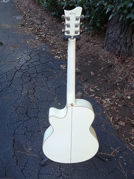 ESP LTD XAC10E White XTone Acoustc Electric Guitar w Gig Bag