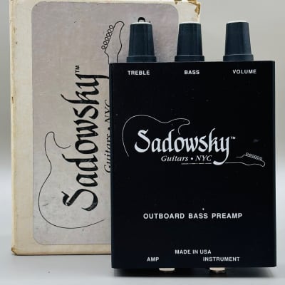 Reverb.com listing, price, conditions, and images for sadowsky-bass-preamp