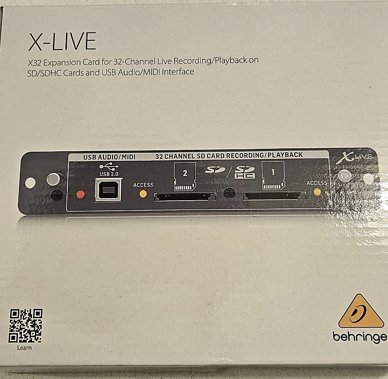 Behringer Xlive 32 channel multi track card for x32/m32 Reverb