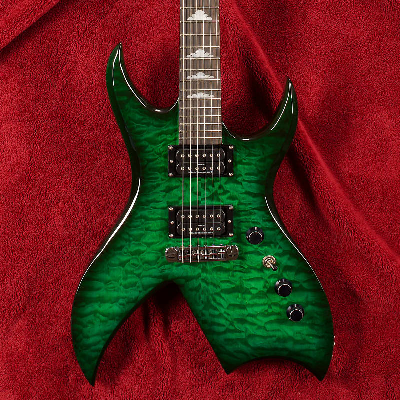 B.C. Rich Rich Bich Legacy (Rich "B") Transparent Green | Reverb