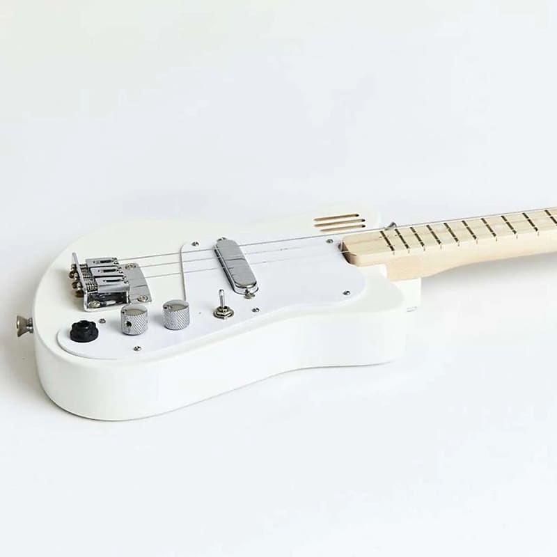 Loog Mini Electric Guitar White Reverb