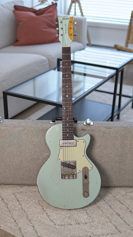fano alt de facto SP6 Sonic Blue 2014年製 Electric Guitar Fano Alt De Facto SP6 Sonic Blue Made in