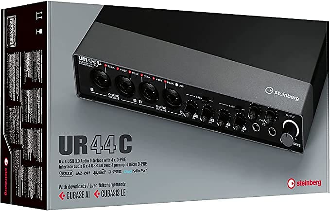 Steinberg UR44C USB 3.0 Audio Interface 2023 - Black | Reverb UK