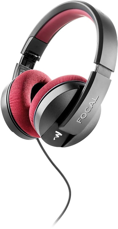 Focal Listen Professional Closed Back Headphones 32 Ohms - Black / Red image 1