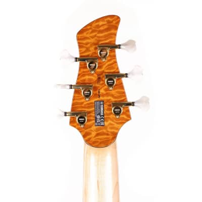 Yamaha John Patitucci TRB Signature Bass Guitar - Amber Gloss Finish - 6-String Bass image 14