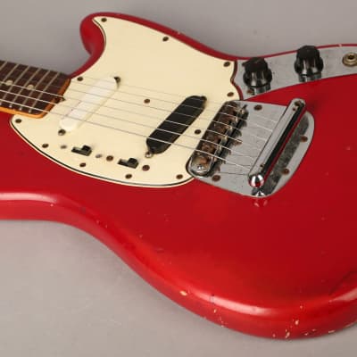 Fender Mustang - 1965 - Dakota Red w/OHSC image 15