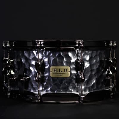 Tama S.L.P. 14" x 6" Expressive Hammered Steel Snare Drum image 1