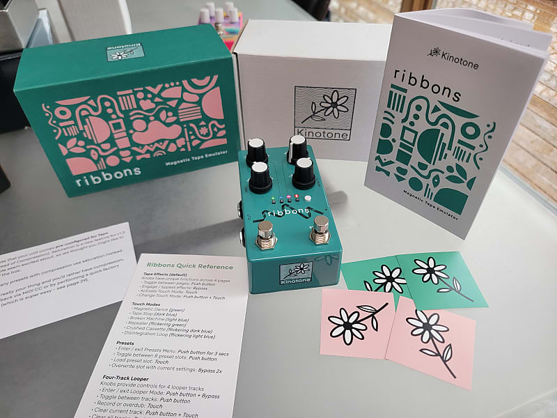 Kinotone Ribbons Stereo Tape Emulator 2023 Teal Reverb