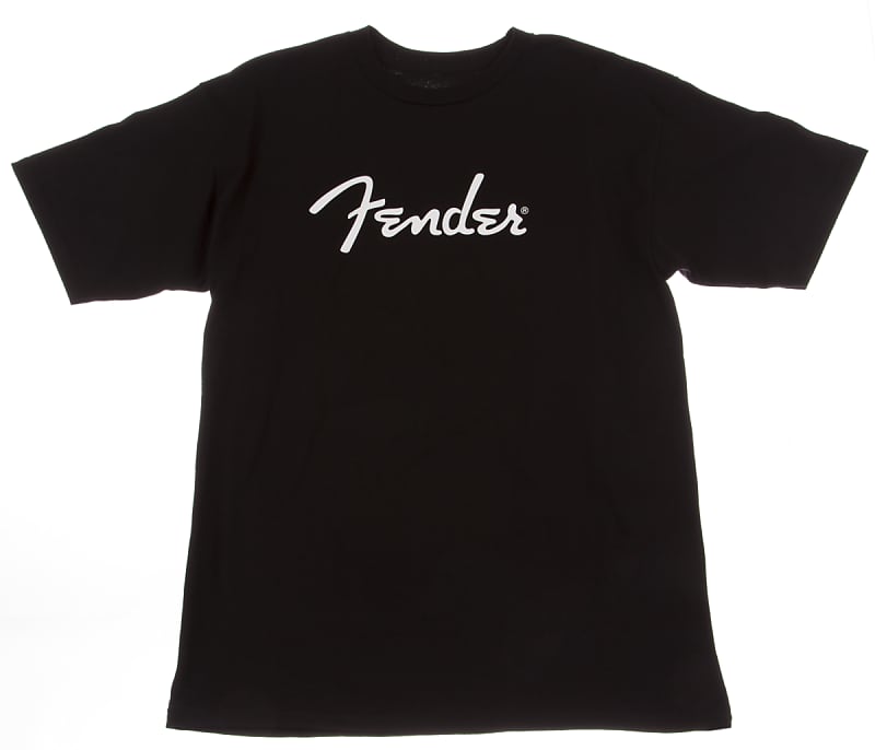 Fender® Spaghetti Logo T-Shirt, Black, Size Medium image 1