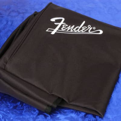 Fender Fender '65 Princeton Reverb Amplifier Cover 0075947000 New Black With White Logo image 1