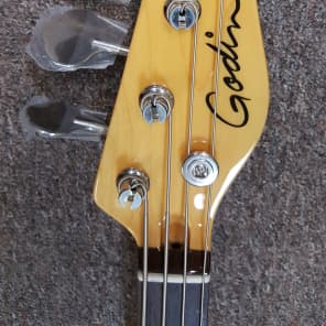Godin Shifter 4 Bass Guitar Vintage Burst finish, made in Canada image 3