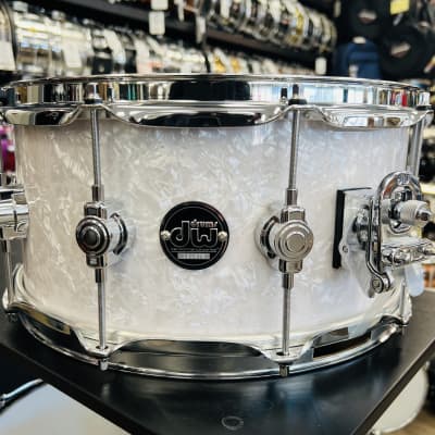 Used DW Performance 6.5x14 Snare Drum (White Marine) image 2