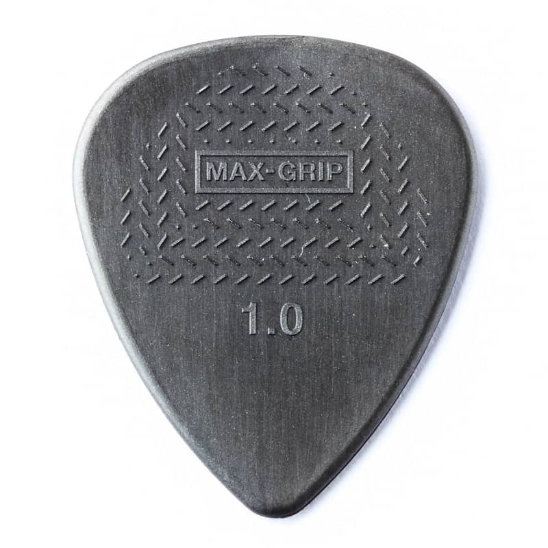 Dunlop 449P 12 Pack Max-Grip Nylon 1.0mm Guitar Picks image 1
