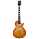 ESP E-II Eclipse Full Thickness Vintage Honey Burst with Seymour Duncan Pickups (Case Included)