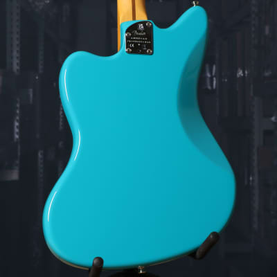 Fender American Professional II Jazzmaster Maple Fingerboard Electric Guitar Miami Blue (serial- 1196) image 12