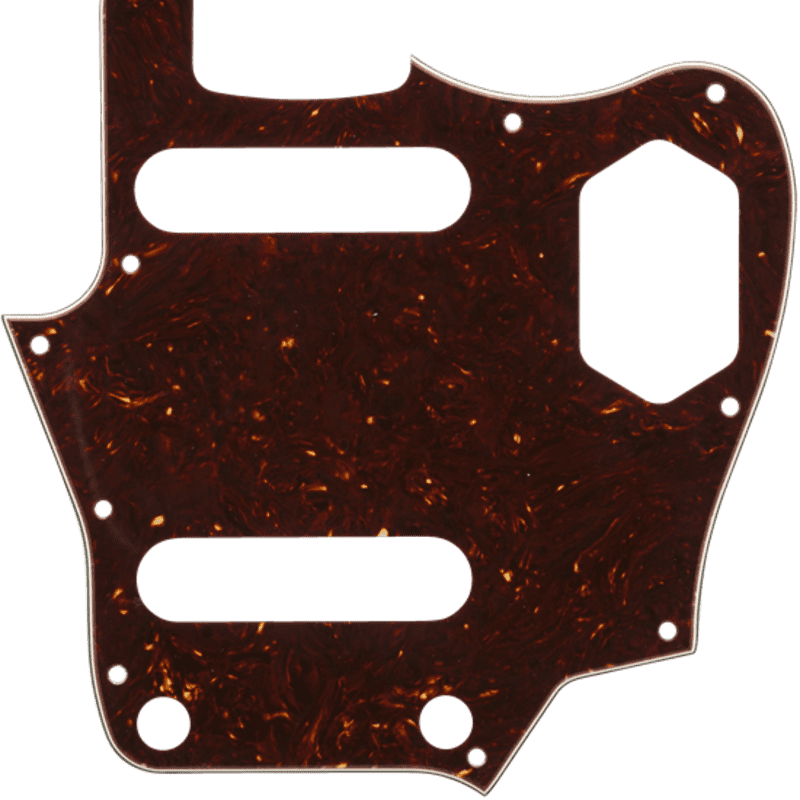 Montreux Torlam 66 Jaguar Pickguard Orange 4 Ply 10 Holes from